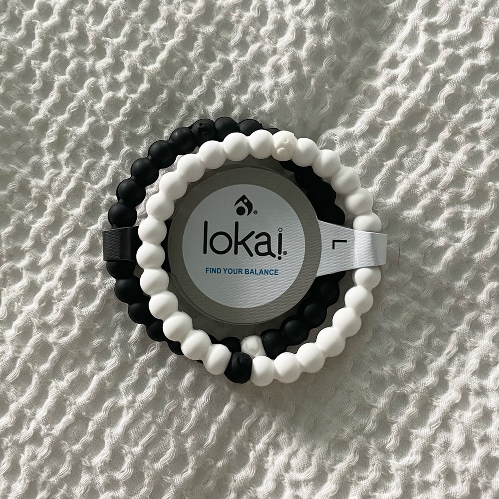black and white lokai bracelets
